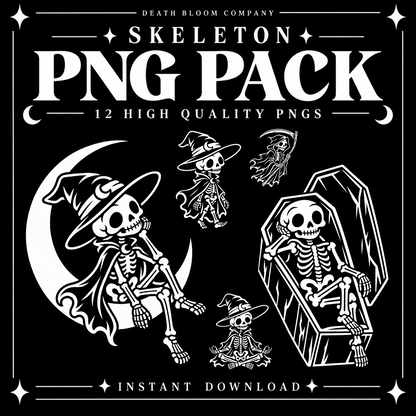 Skeleton PNG Pack